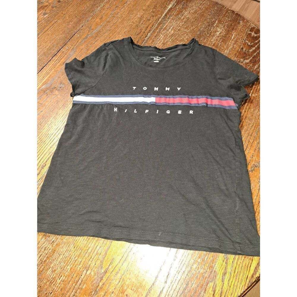 Large Tommy Hilfiger Relaxed Fit Short Sleeve Pullover Tee Tshirt Top